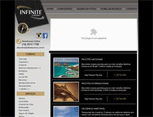 Tablet Screenshot of infiniteturismo.com.br